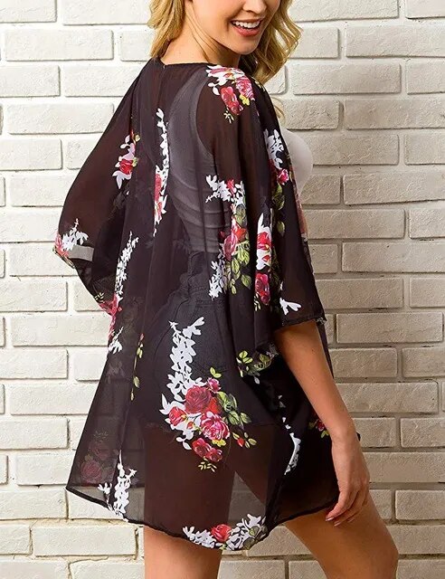 Kimono de Plage Transparent